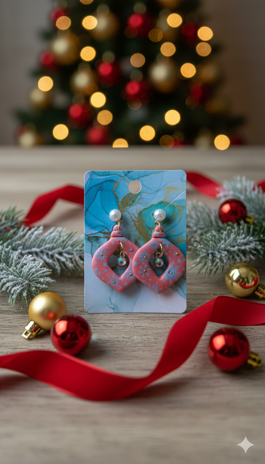 Blushing Bloom Drops Earrings