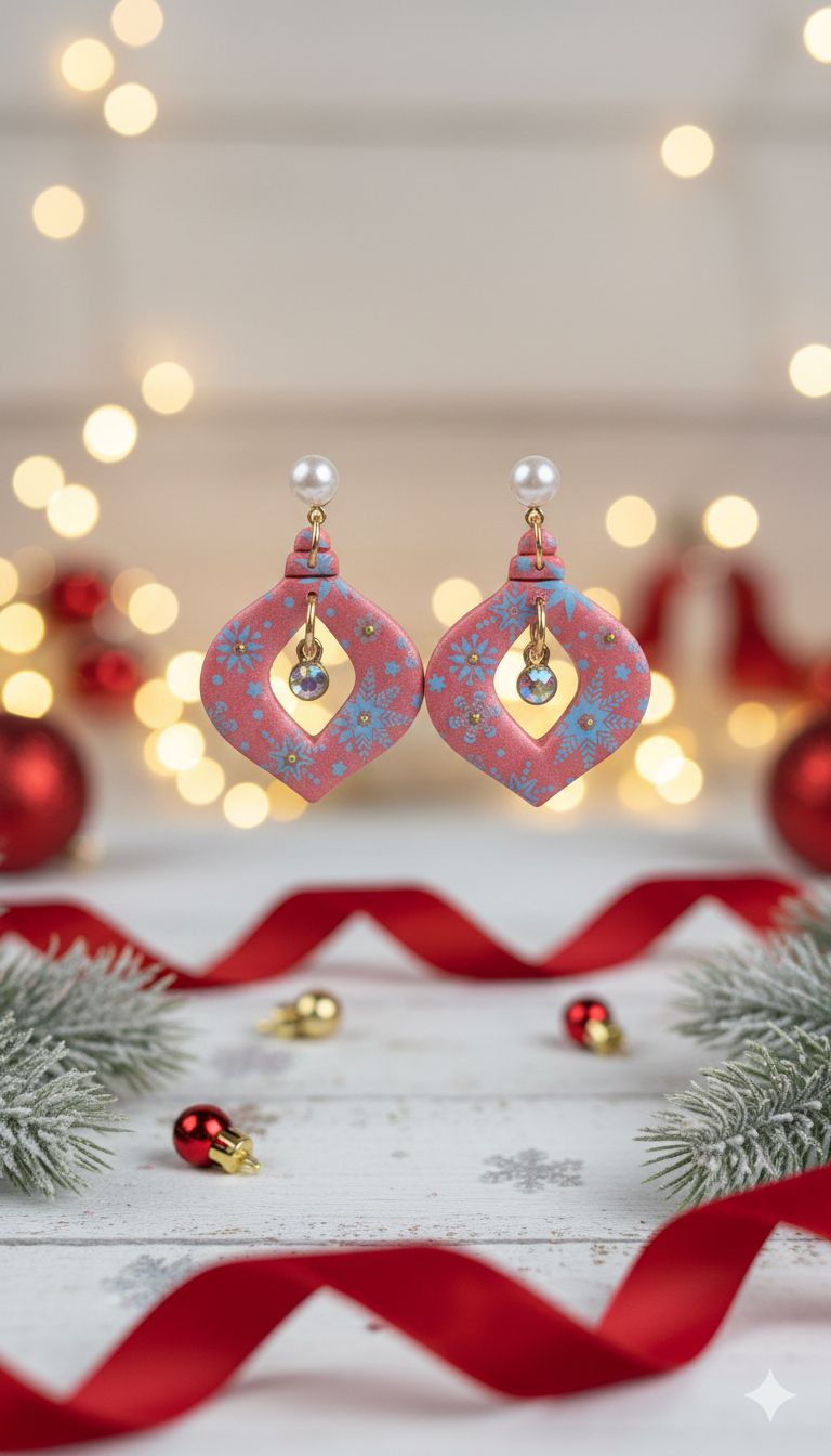 Blushing Bloom Drops Earrings