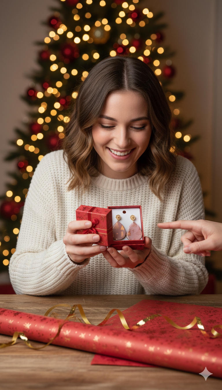 Merry & Blush Teardrop Earrings