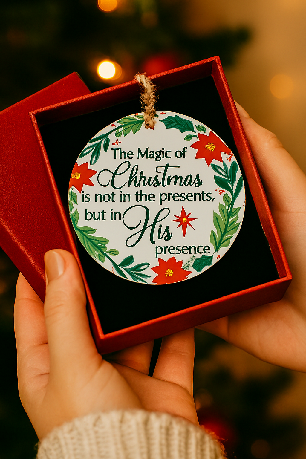 Magical Christmas ornament.