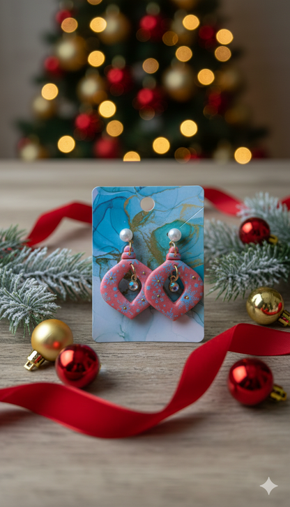 Blushing Bloom Drops Earrings