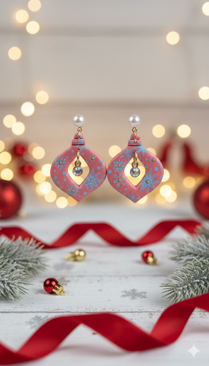 Blushing Bloom Drops Earrings