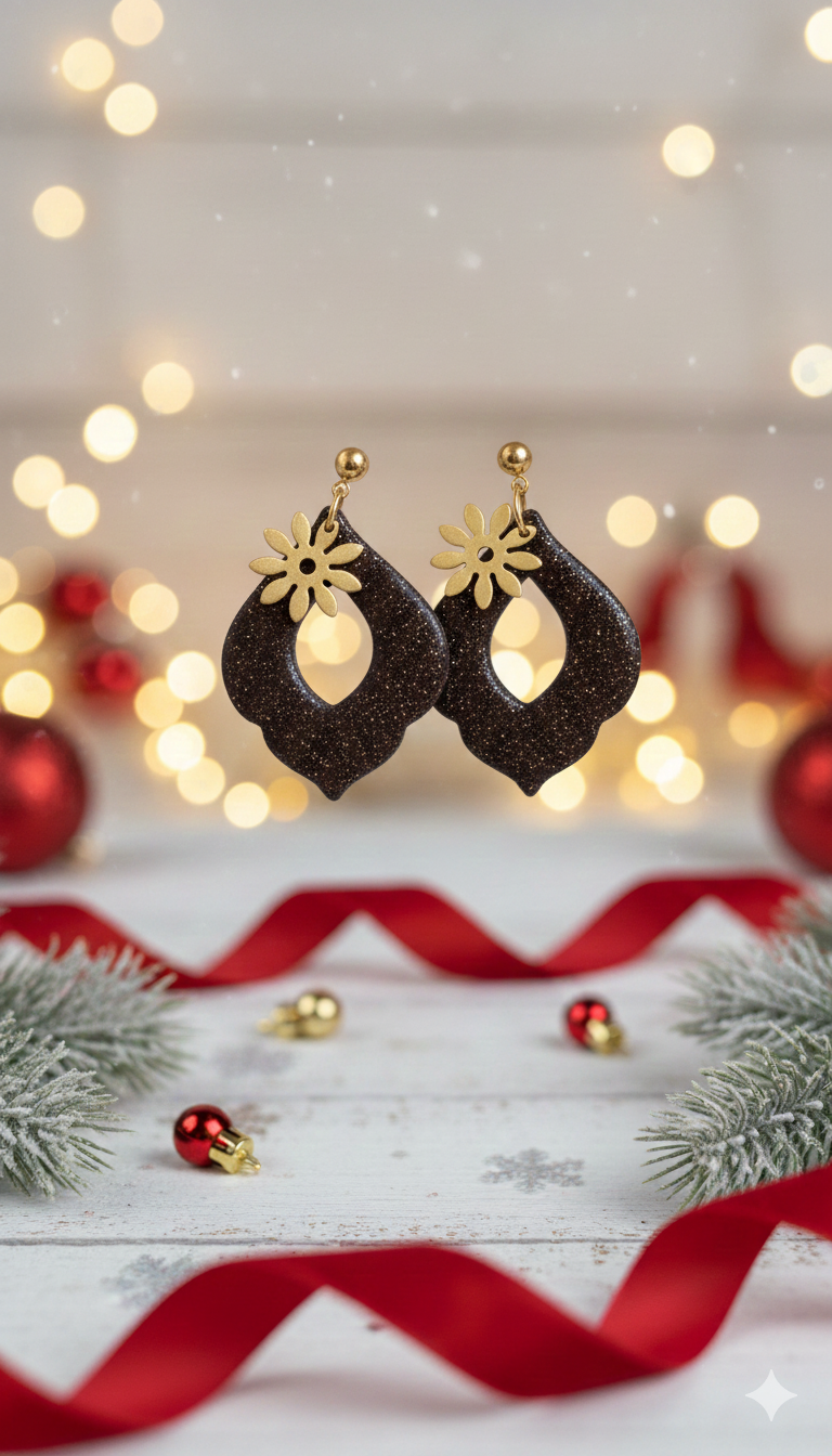 Cocoa Twilight Drop Earrings