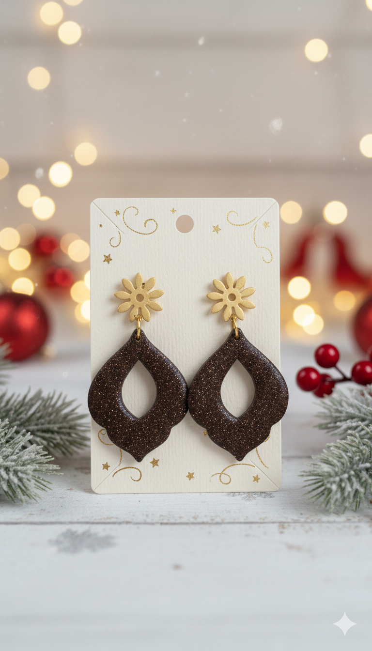 Cocoa Twilight Drop Earrings
