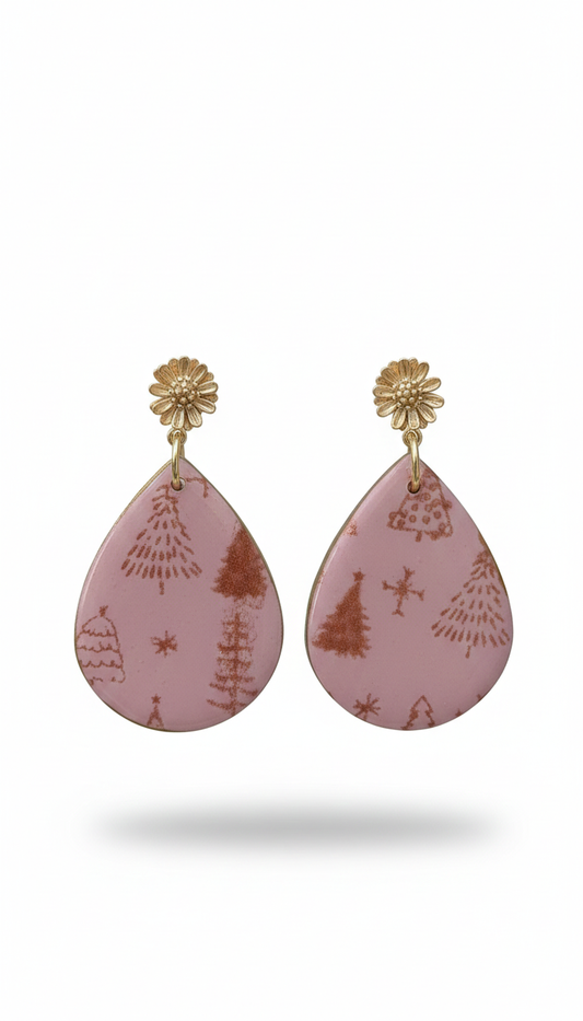 Merry & Blush Teardrop Earrings