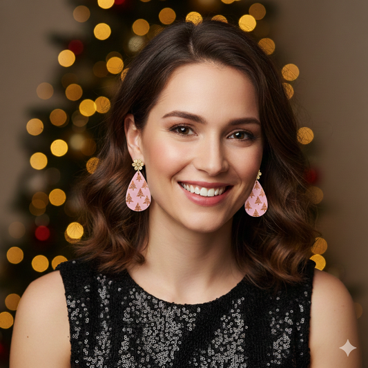Merry & Blush Teardrop Earrings
