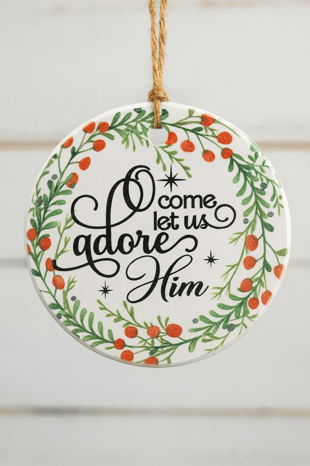 Oh.  Come let us adore HIM.