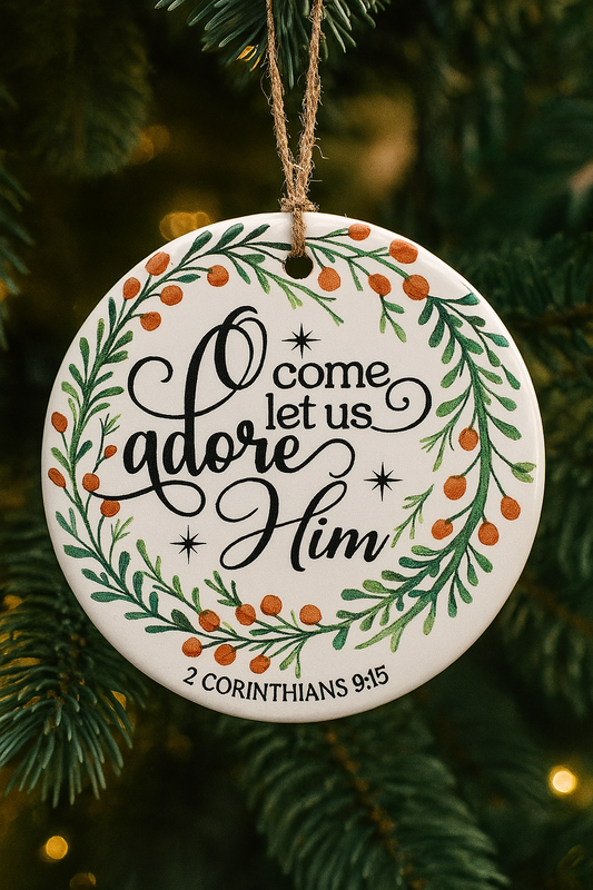 Oh.  Come let us adore HIM.