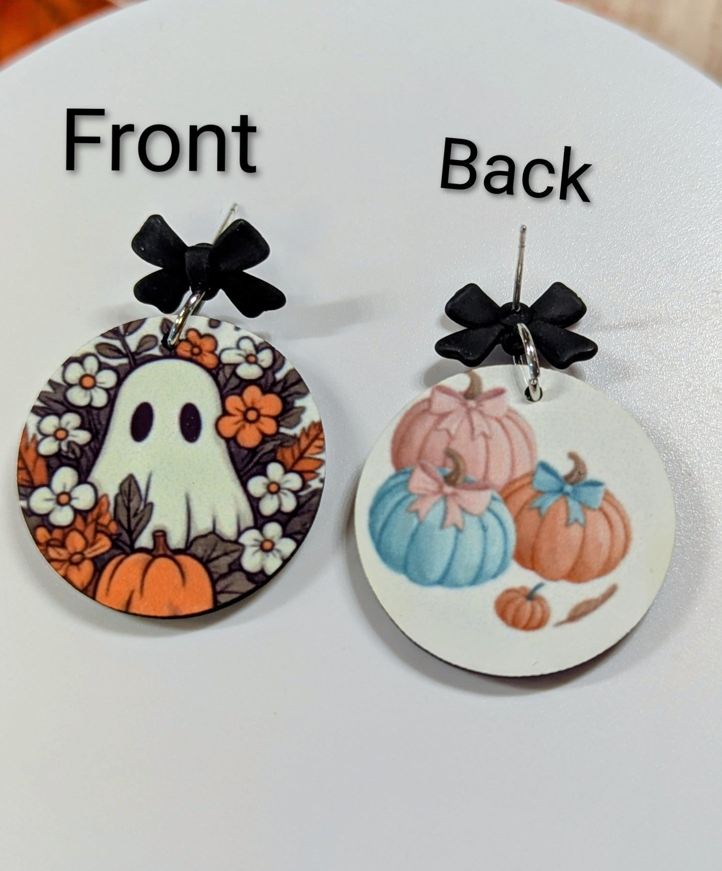 "Pastel Pumpkins & Ghost Blooms"