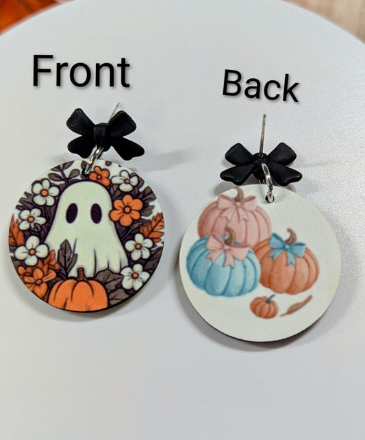 "Pastel Pumpkins & Ghost Blooms"