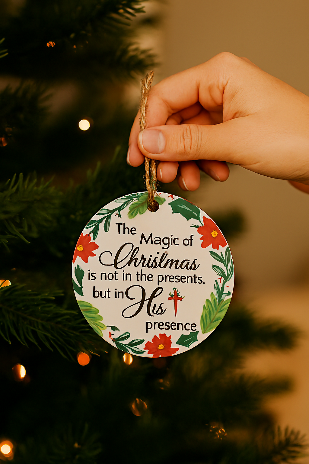 Magical Christmas ornament.