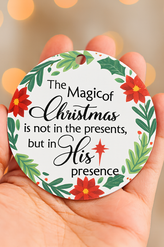 Magical Christmas ornament.
